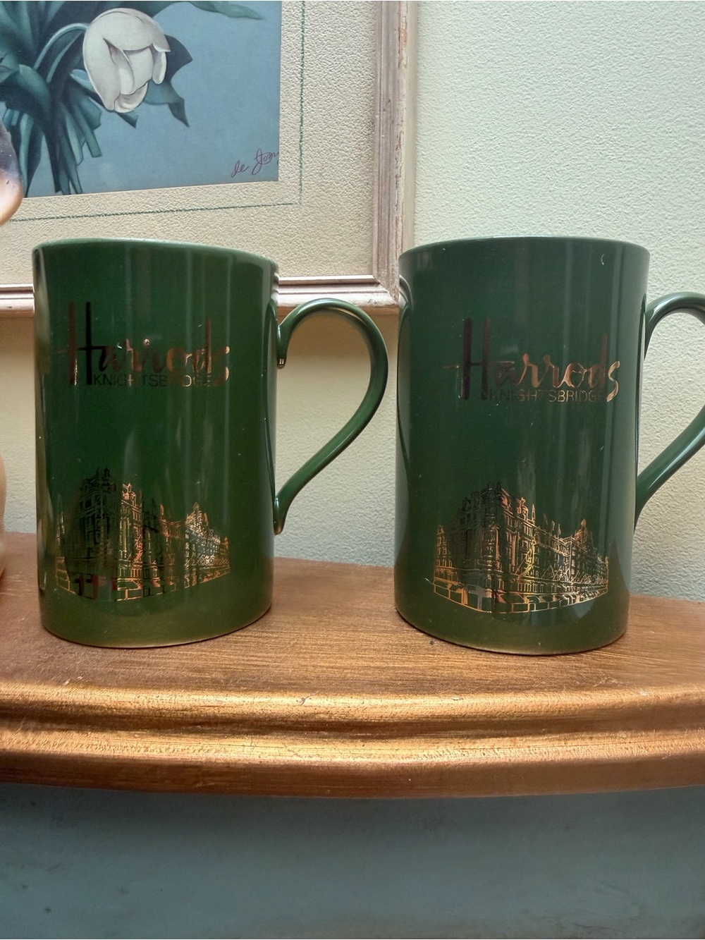 Harrods set of 2 mugs